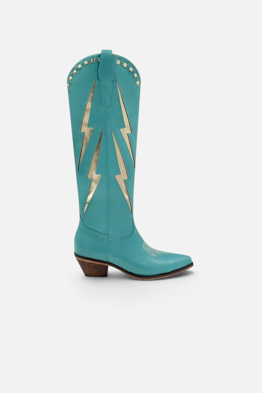 Marfa Boots Lainey Turquoise – side view