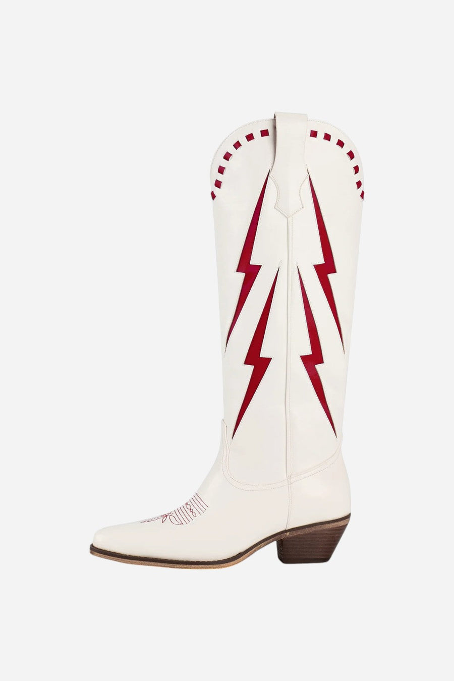 Marfa Boots The Grove Red – back view