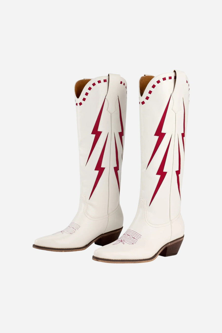 Marfa Boots The Grove Red – side view