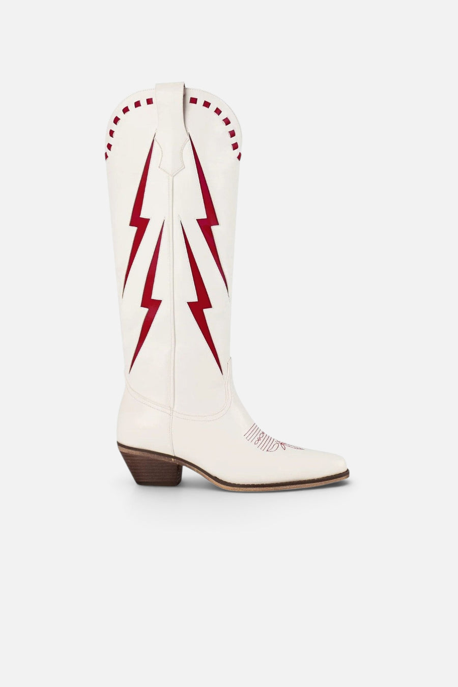 Marfa Boots The Grove Red – side view