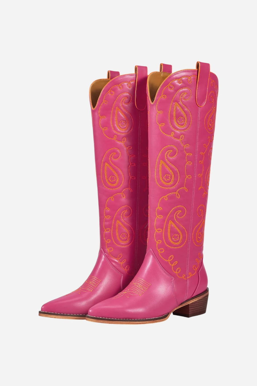 Marfa Boots The Jeannie in Pink – back view