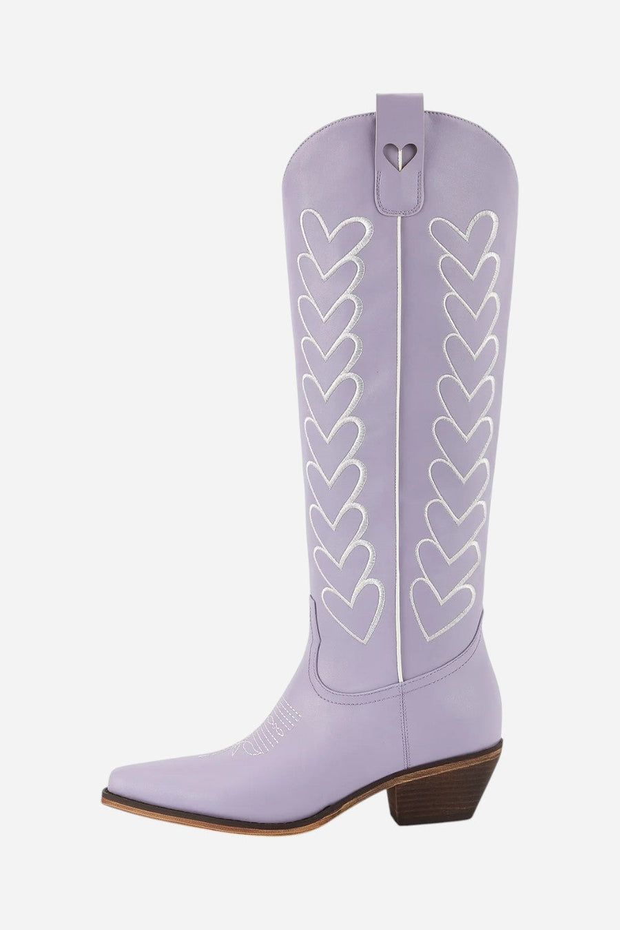 Marfa Boots The Maybelle in Lavender – back view