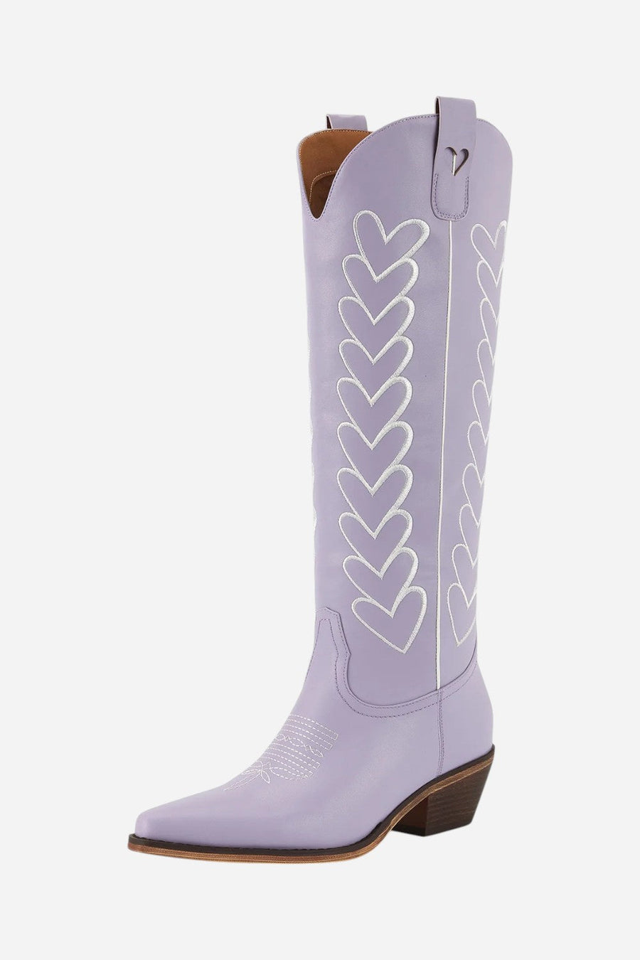 Marfa Boots The Maybelle in Lavender – side view