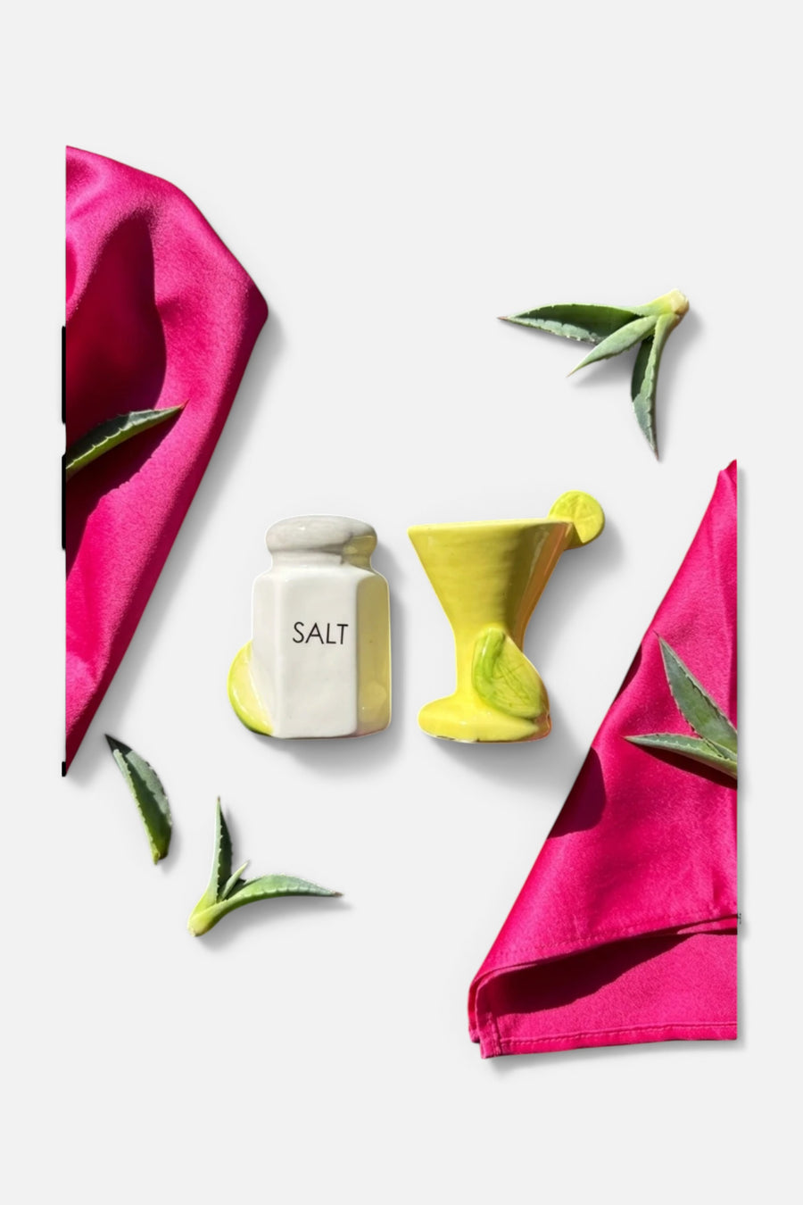 Margarita & Salt Rim Salt and Pepper Shakers – back view