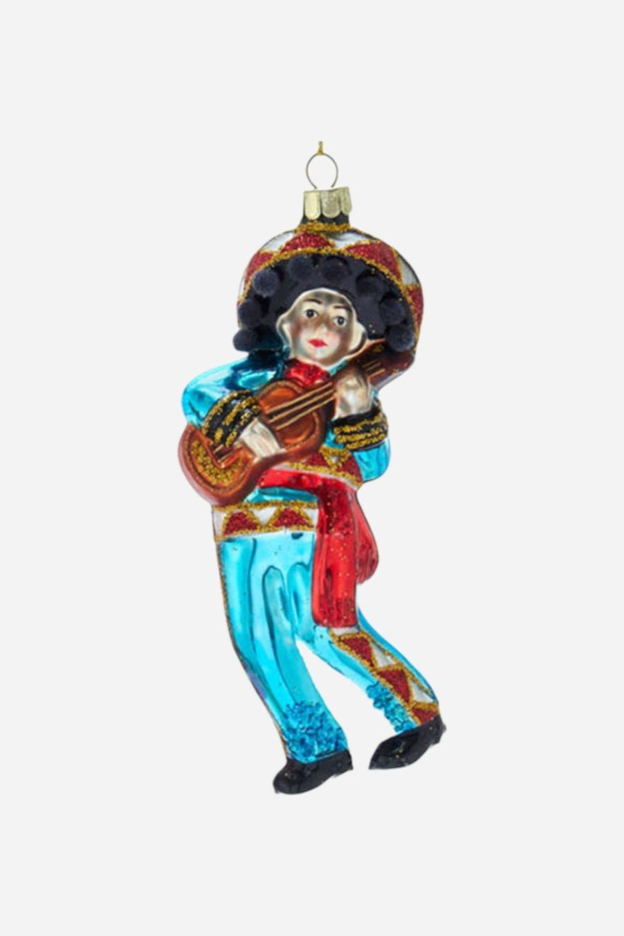 Mariachi Guy Ornament – three-quarter view