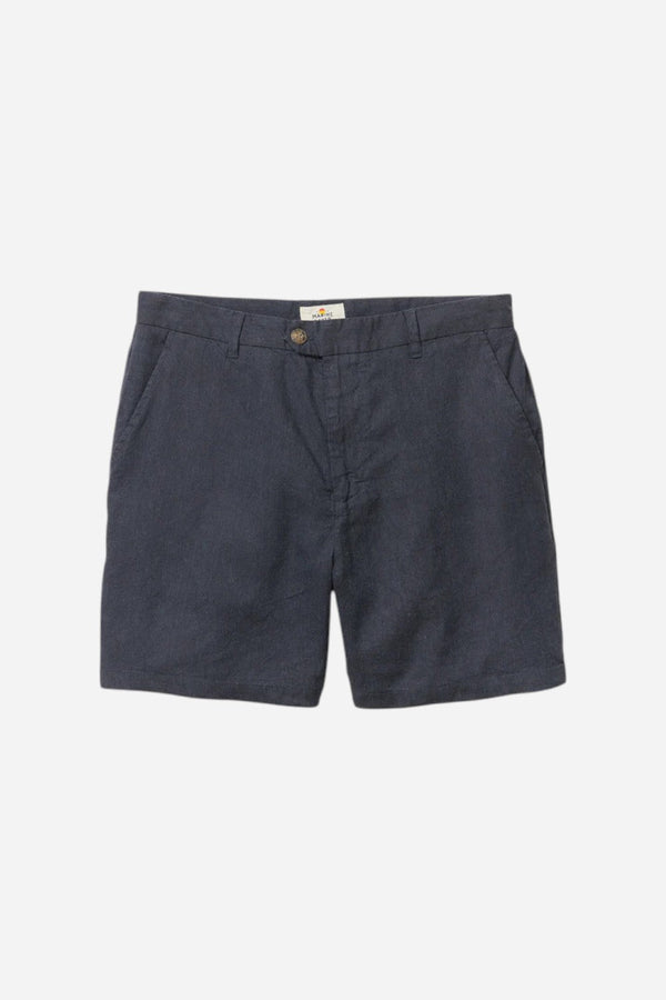 Marine Layer 7" Hemp Resort Short in India Ink