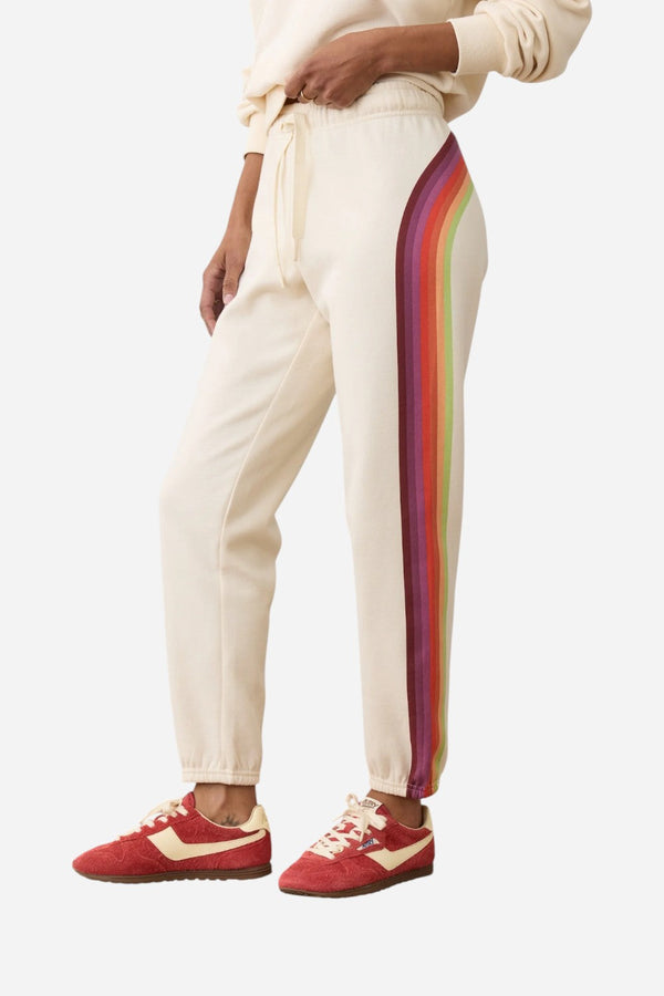 Marine Layer Cloud 9 Anytime Sweatpant in Antique White