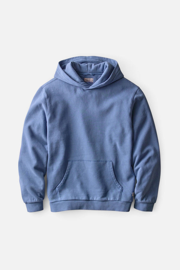 Marine Layer Cloud 9 Fleece Relaxed Hoodie in Copen Blue