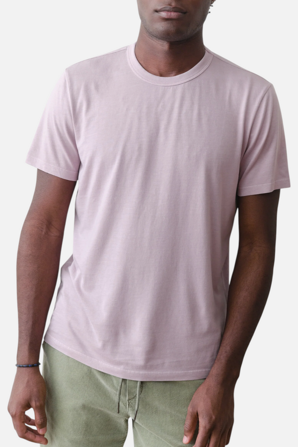 Marine Layer Men's Signature Sea Change Crew Tee in Keepsake Lilac
