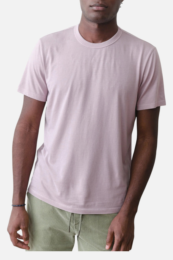 Marine Layer Men's Signature Sea Change Crew Tee in Keepsake Lilac