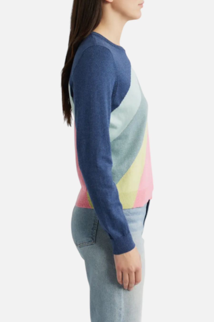 Marine Layer Women's Icon Sweater in Sunbeam – back view
