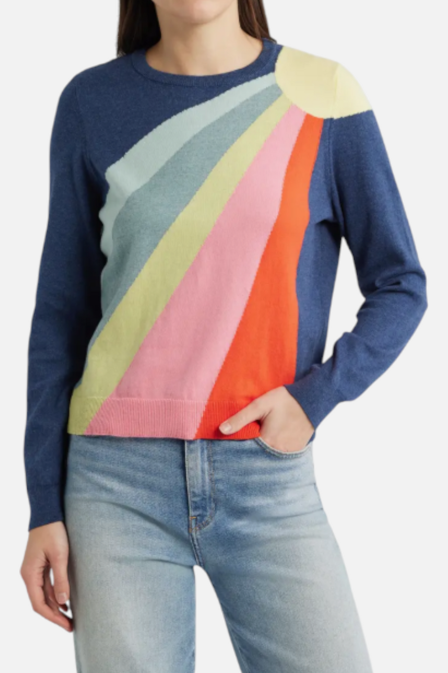 Marine Layer Women's Icon Sweater in Sunbeam – front view