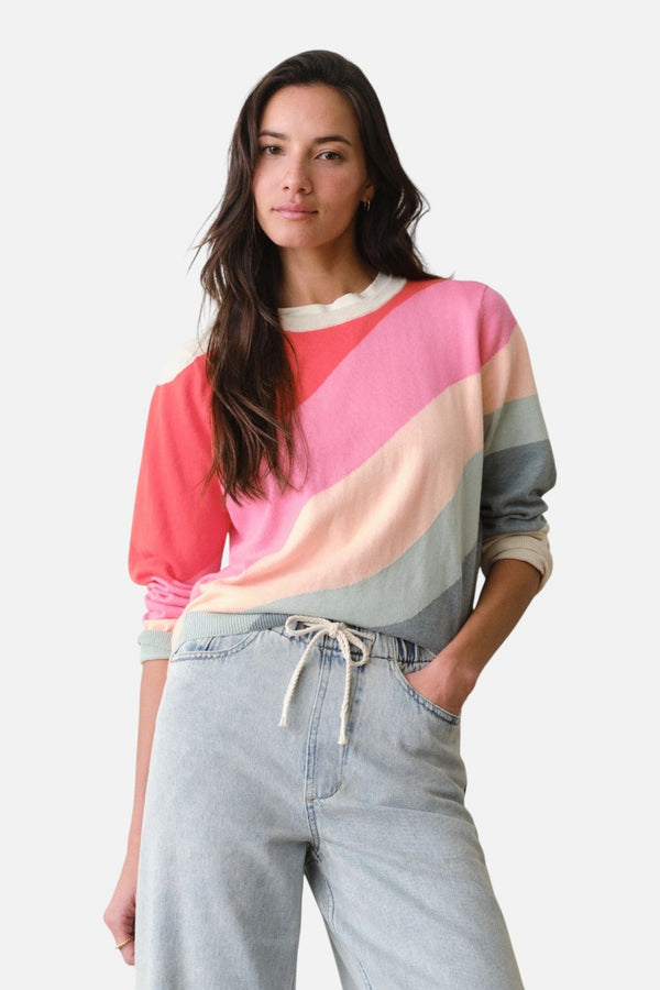 Marine Layer Women's Icon Sweater in Wave