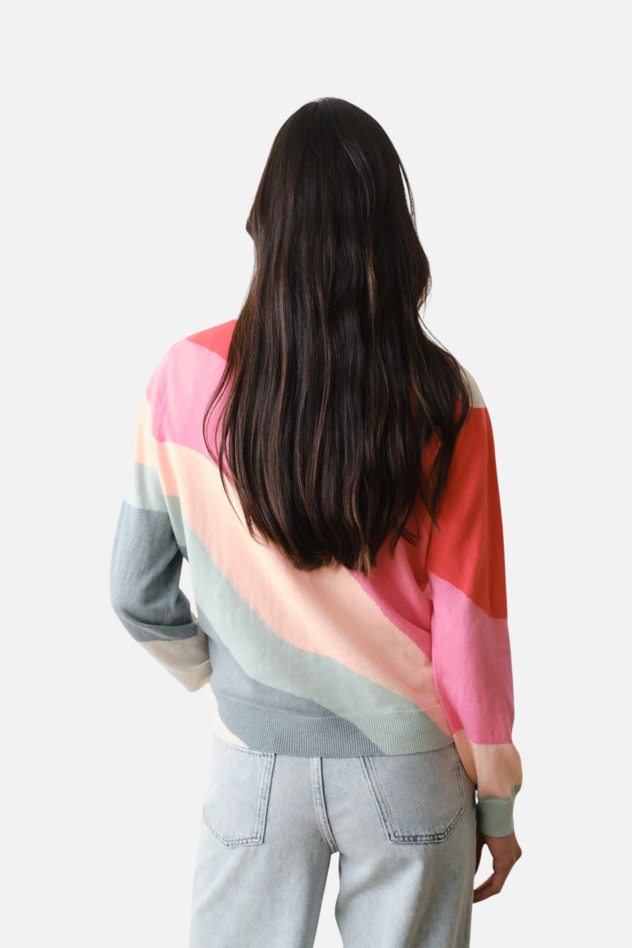 Marine Layer Women's Icon Sweater in Wave – side view