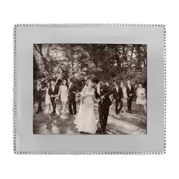 Mariposa Beaded 8X10 Engravable Frame – side view