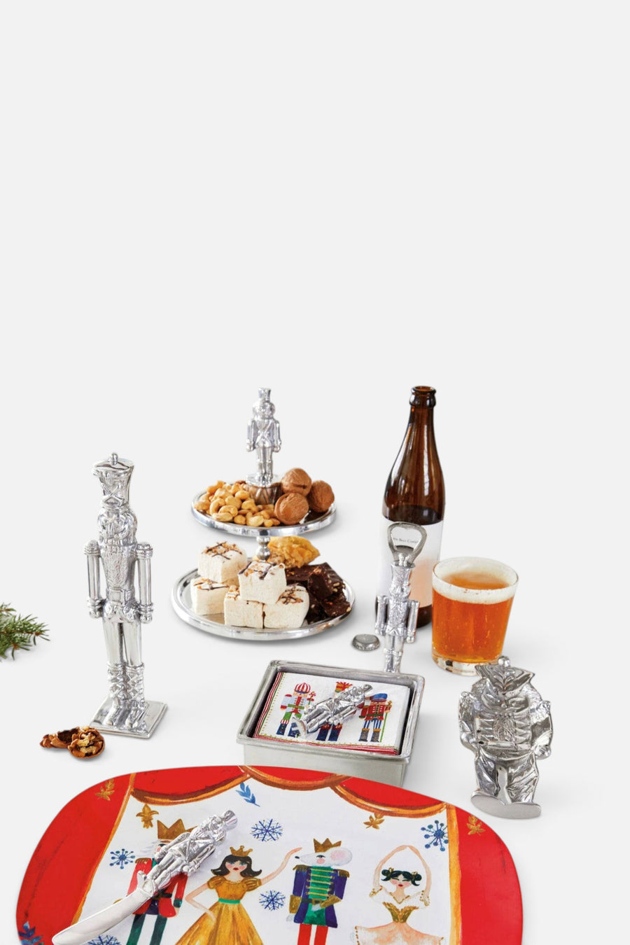 Mariposa Nutcracker Decorative Decor – back view