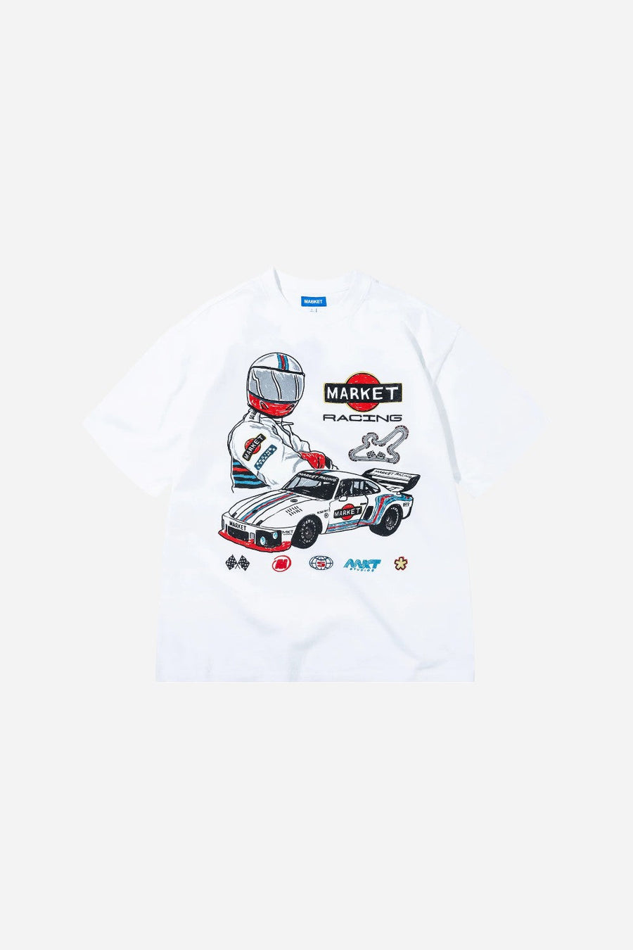 Market Qualifier T-Shirt White – front view