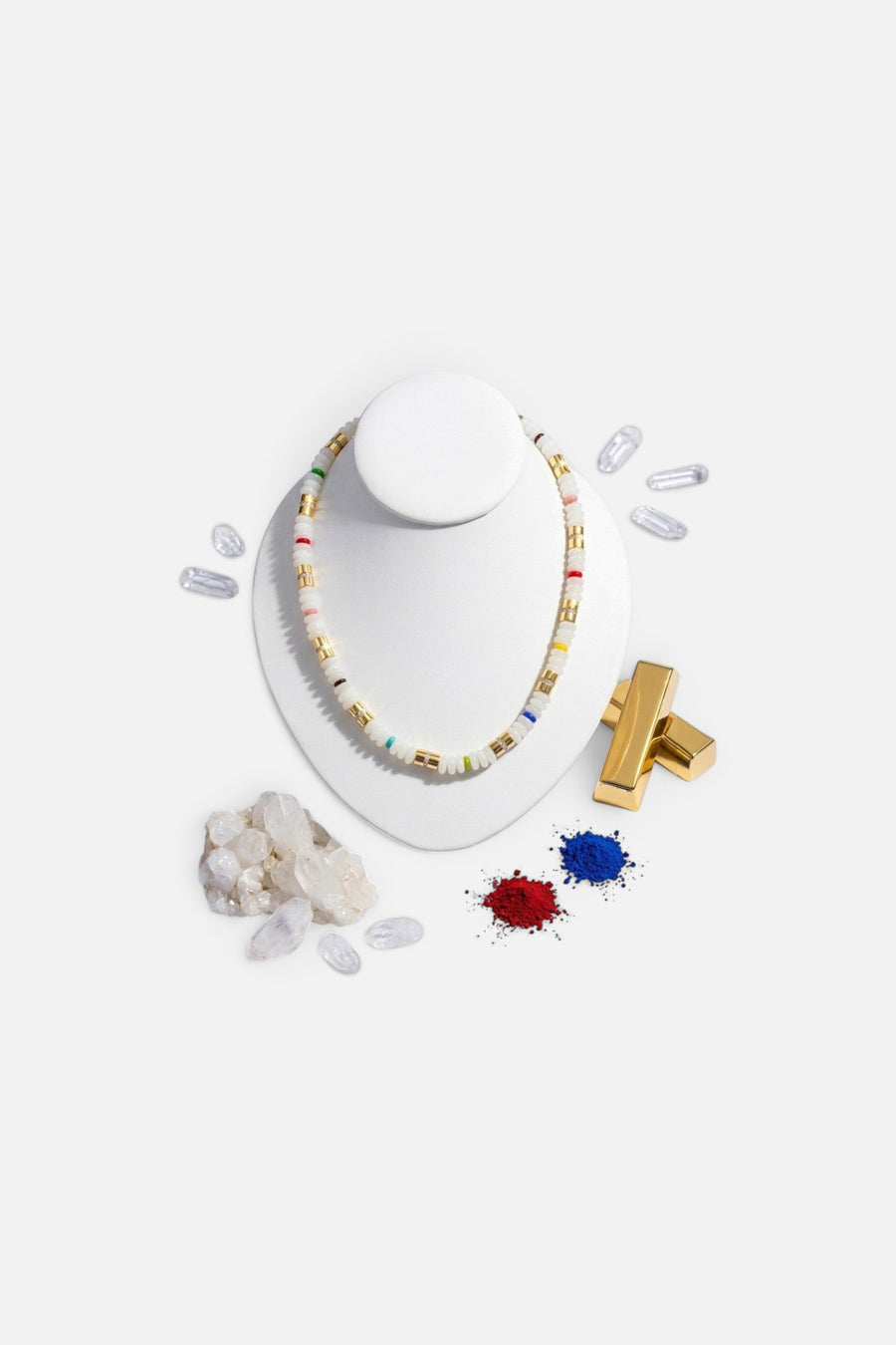 Martha Calvo Clarity Necklace – side view