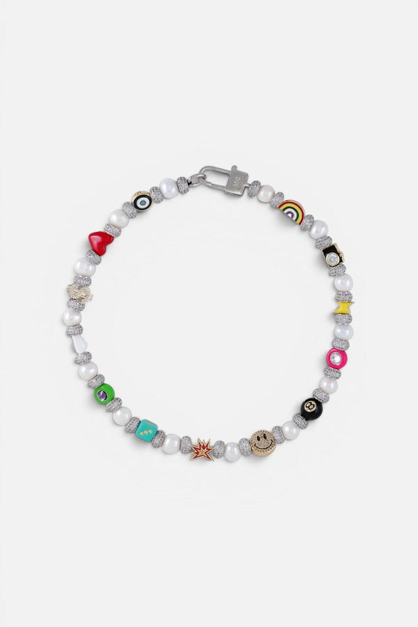 Martha Calvo Enamel Pearl Necklace
