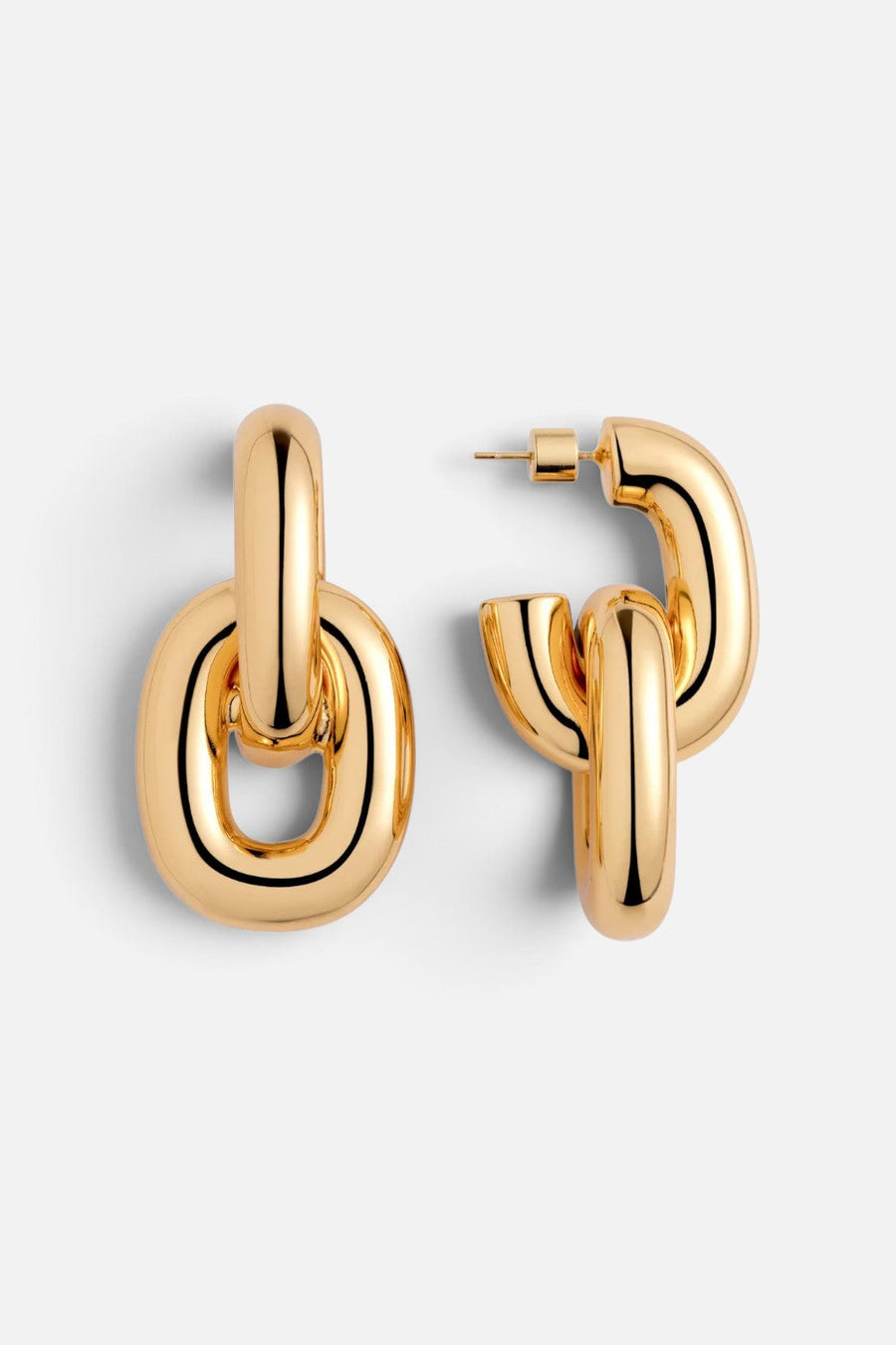 Martha Calvo Kylie Gold Earrings – front view