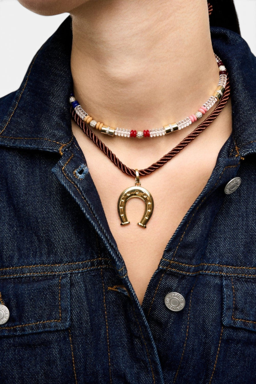 Martha Calvo Translucence Necklace – back view