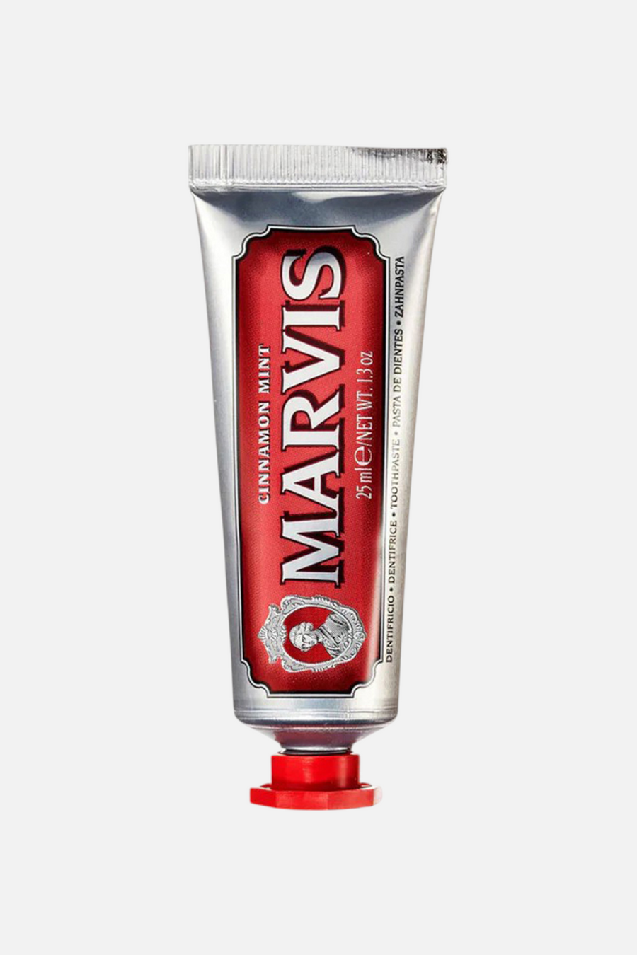 Marvis Cinnamon Mint Travel – side view