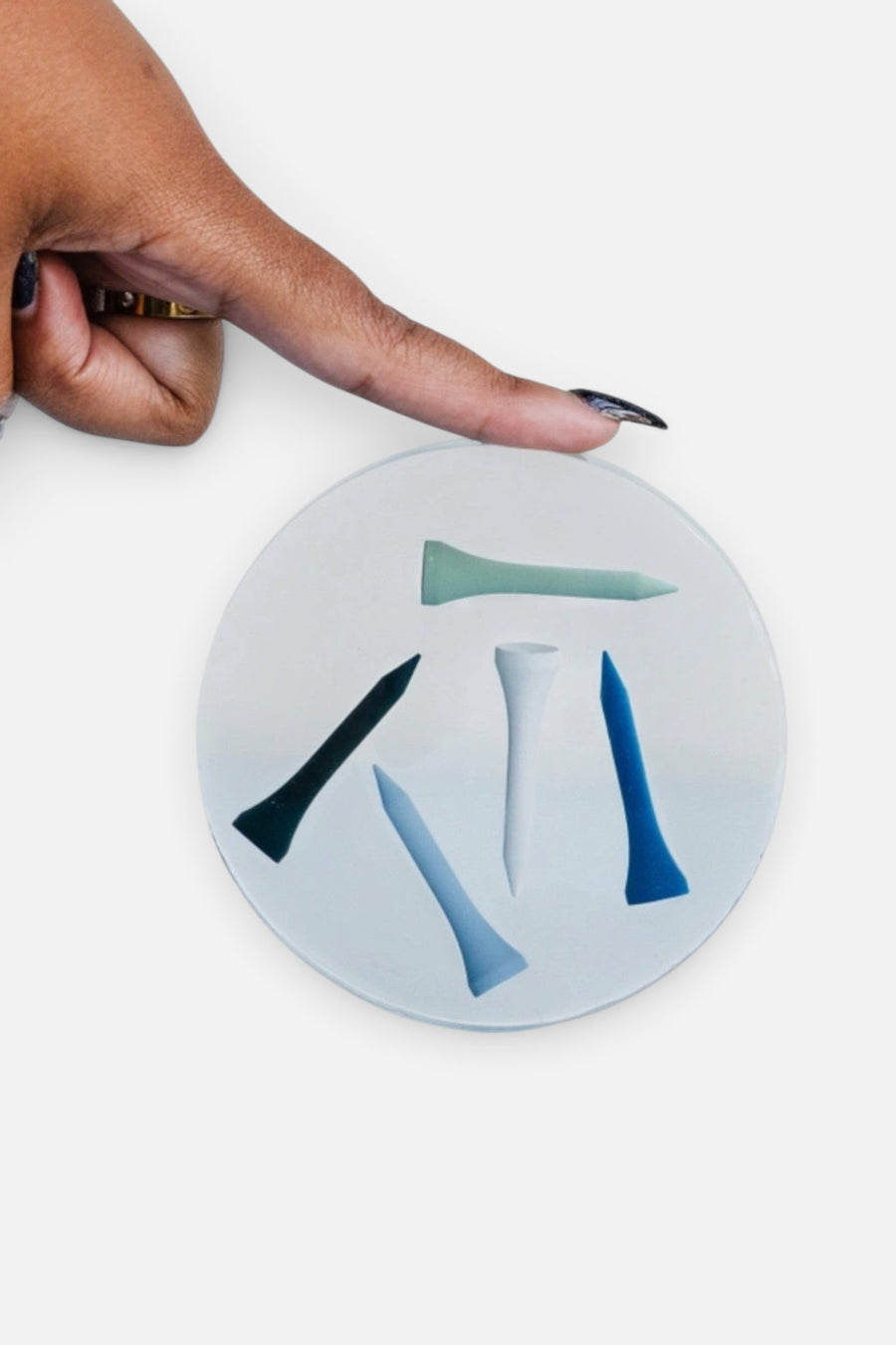 Match South Tee Time Coasters - Set of 4 – detail