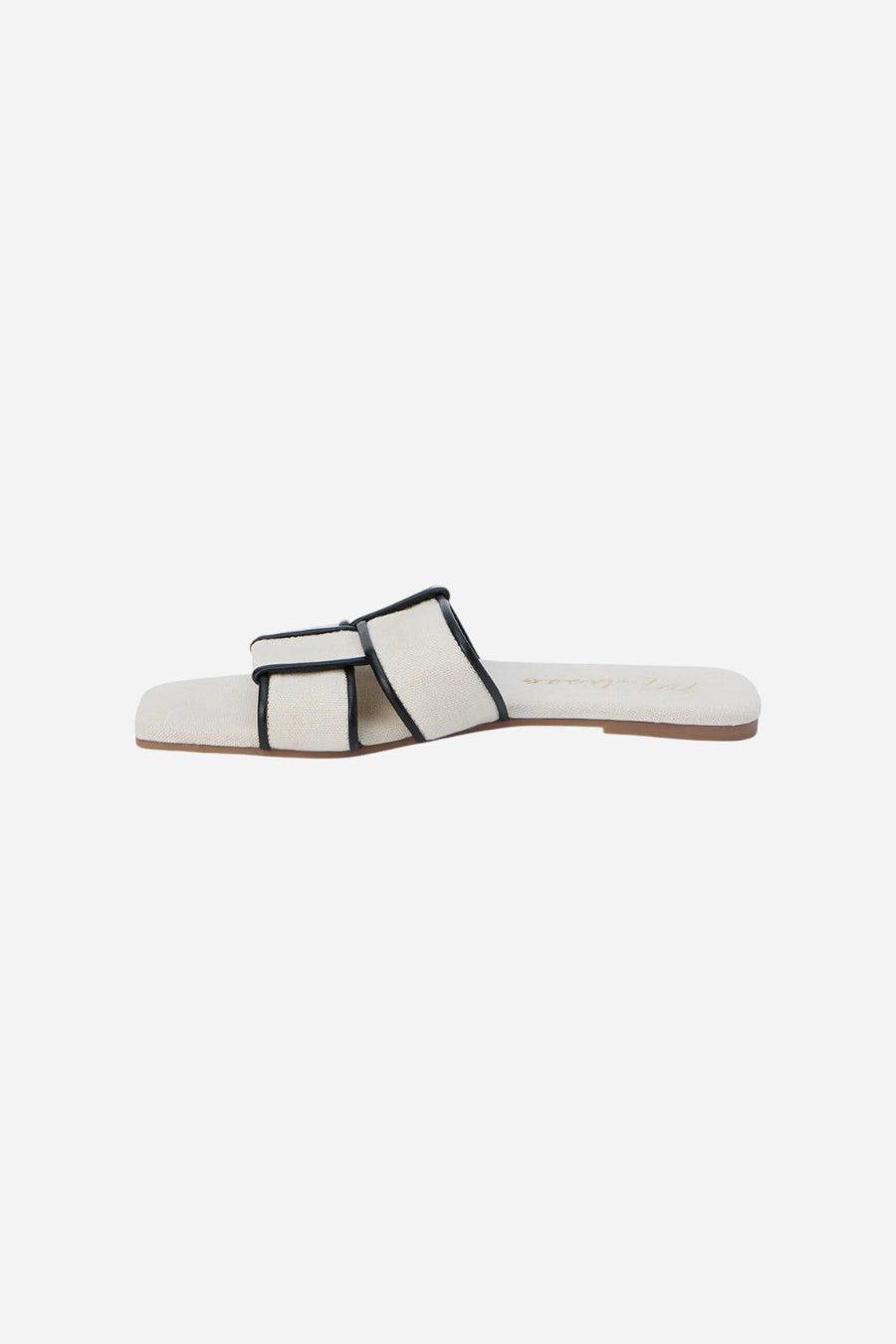 Matisse Biscayne Slide Sandal in Natural – back view