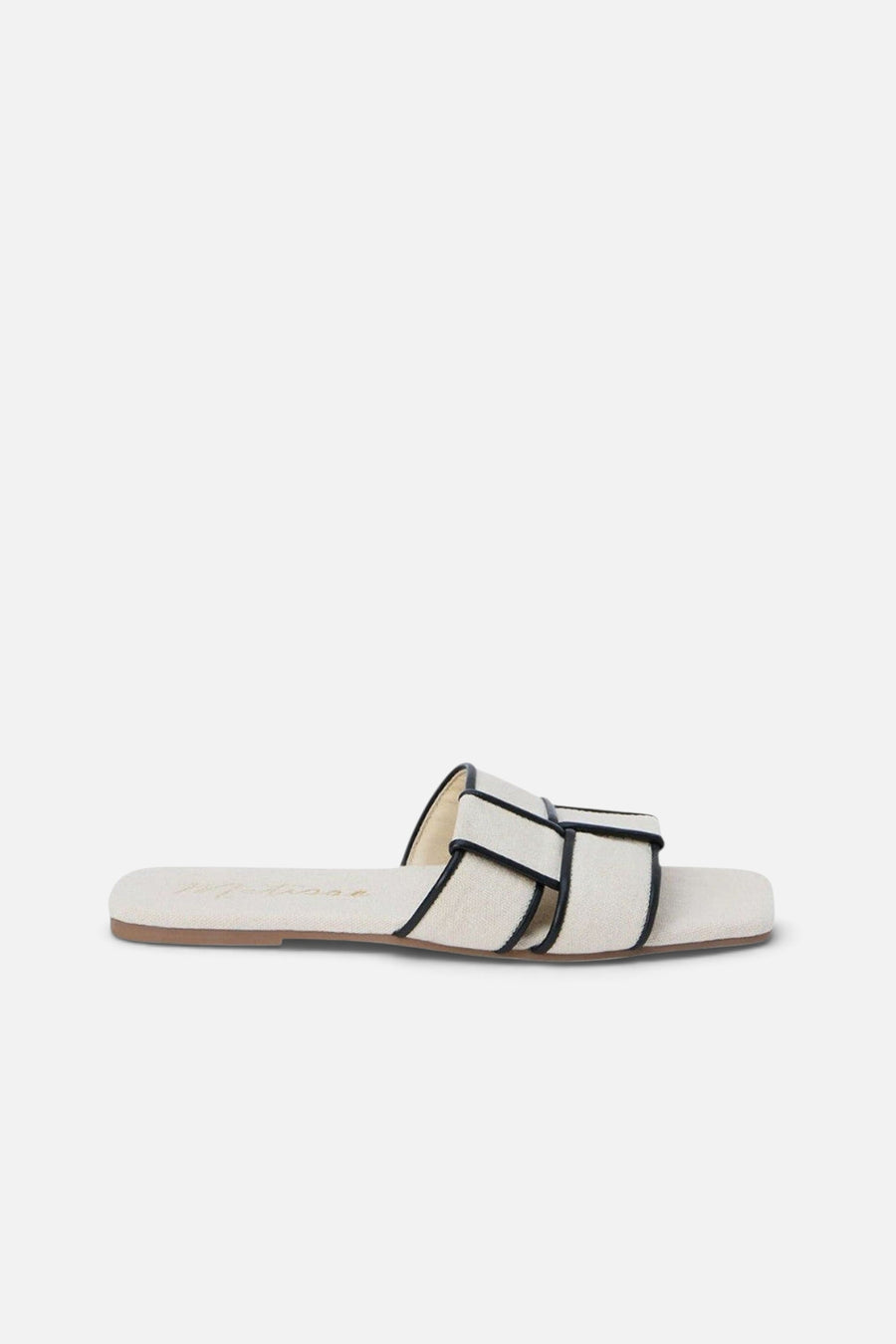 Matisse Biscayne Slide Sandal in Natural – side view