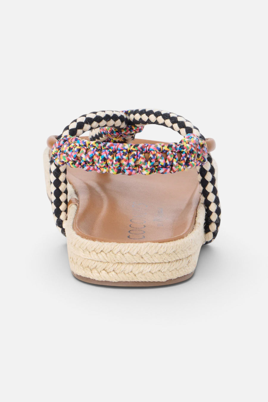 Matisse Celia Thong Sandal in Black – back view