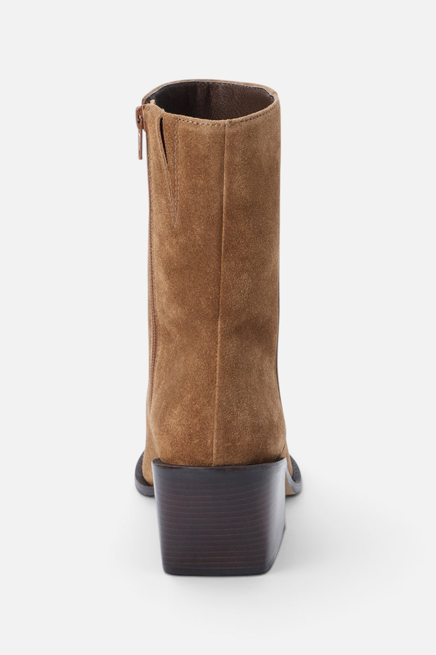 Matisse Cleo Ankle Boot in Brown – back view
