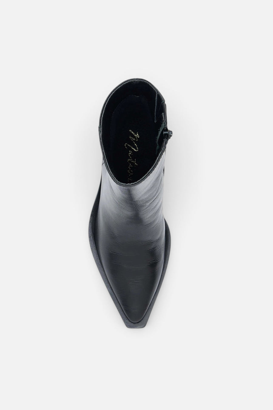 Matisse Cleo Pointed Toe Bootie in Black – side view