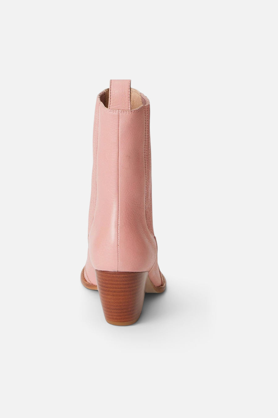 Matisse Collins Ankle Booties in Flamingo Pink – side view
