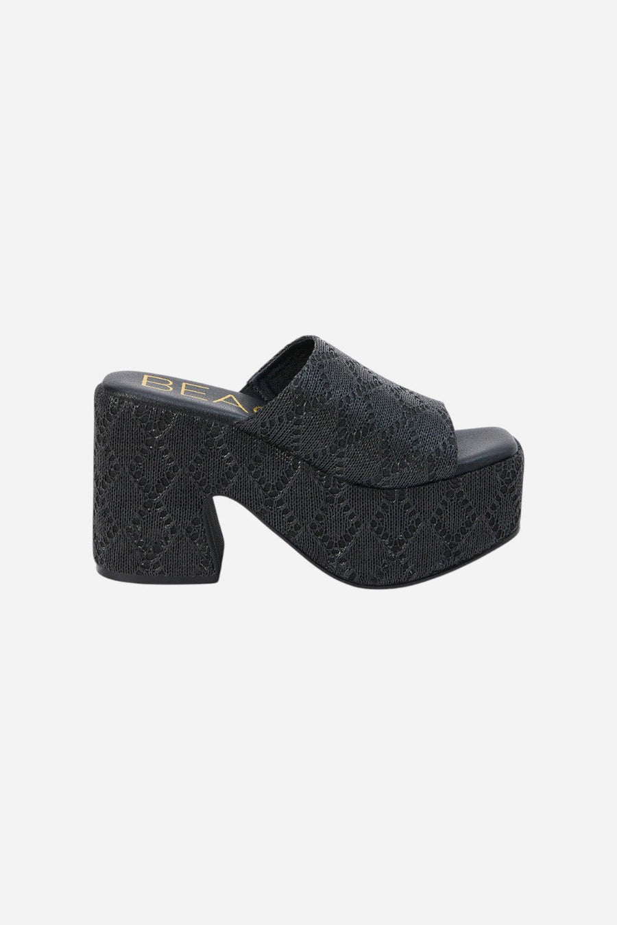 Matisse Como Platform Heel in Ebony – front view