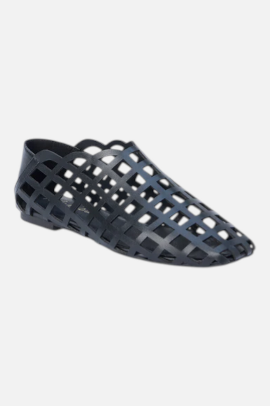 Matisse Cooper Woven Flat in Black – back view