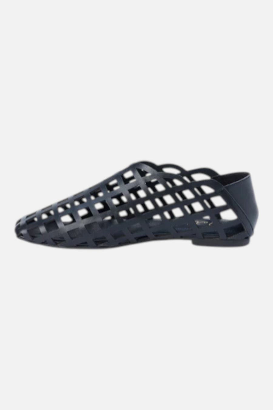 Matisse Cooper Woven Flat in Black – side view