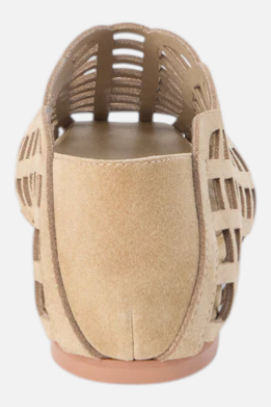 Matisse Cooper Woven Flat in Natural – flat lay