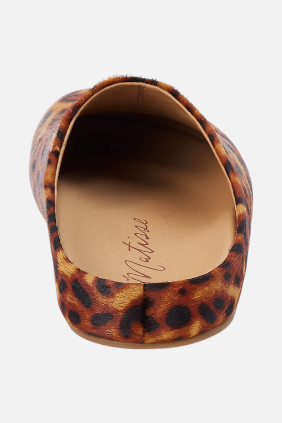Matisse Daria Clog in Leopard – flat lay