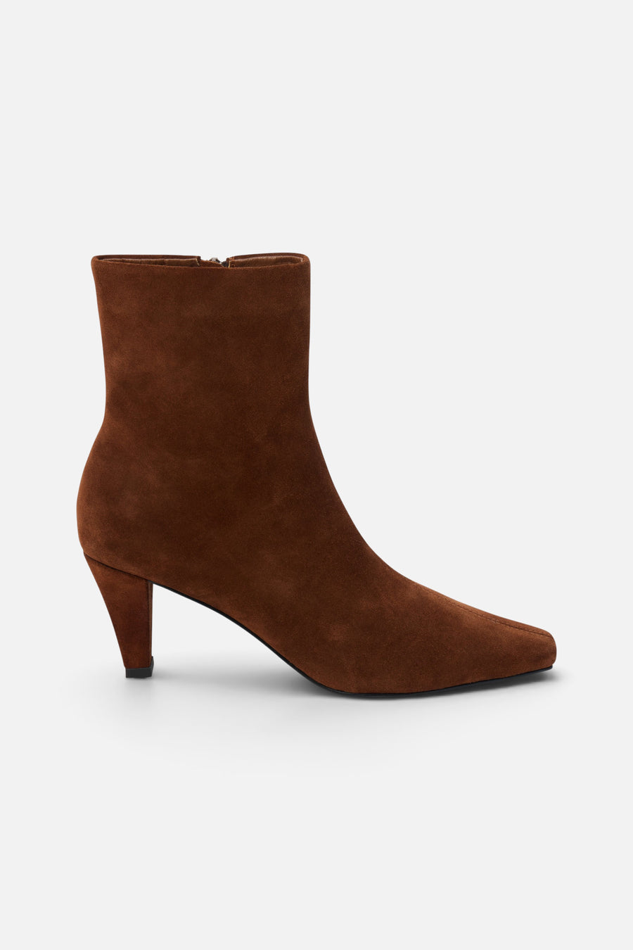 Matisse Franco Heeled Boot in Walnut – side view