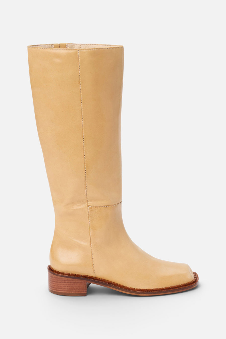 Matisse Franklin Knee-High Boot in Natural – side view