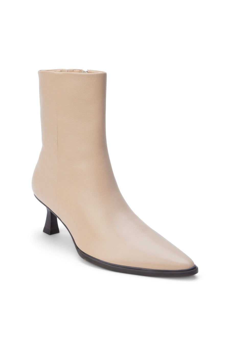 Matisse Gabbie Ankle Booties in Beige – side view