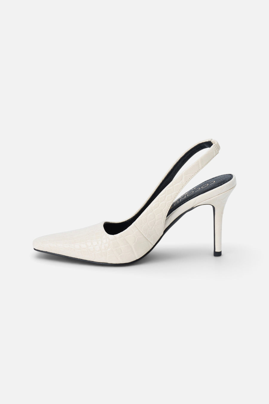 Matisse Jacob Slingback Heel in Bone Croc – alternate