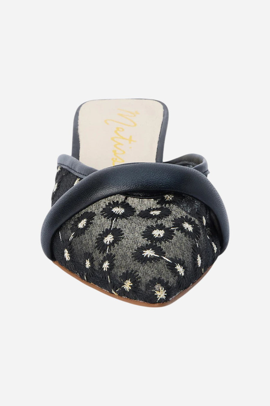 Matisse Kellan Heeled Mule in Black – detail