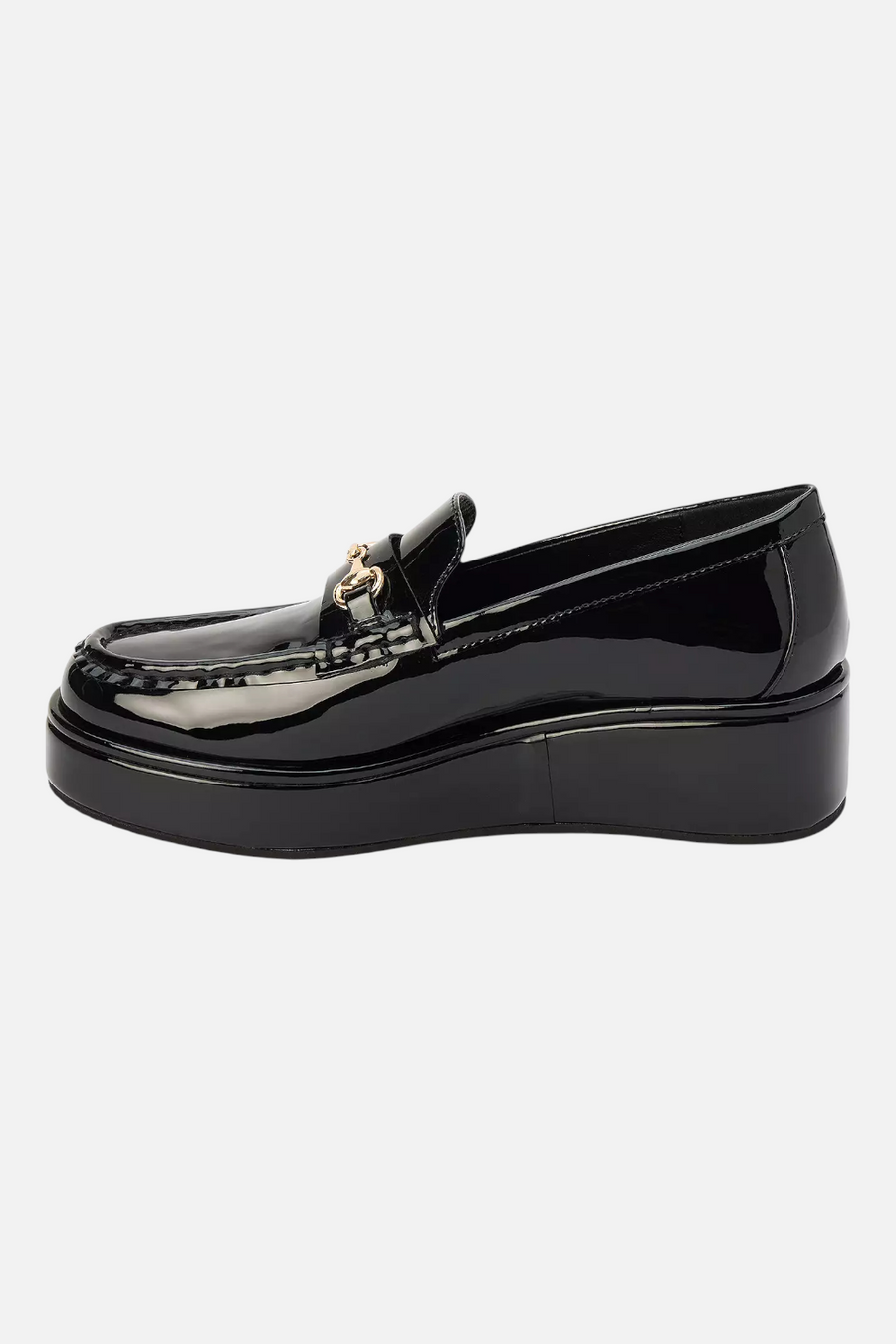 Matisse Kimbra Slip-On Loafer in Black Patent – side view