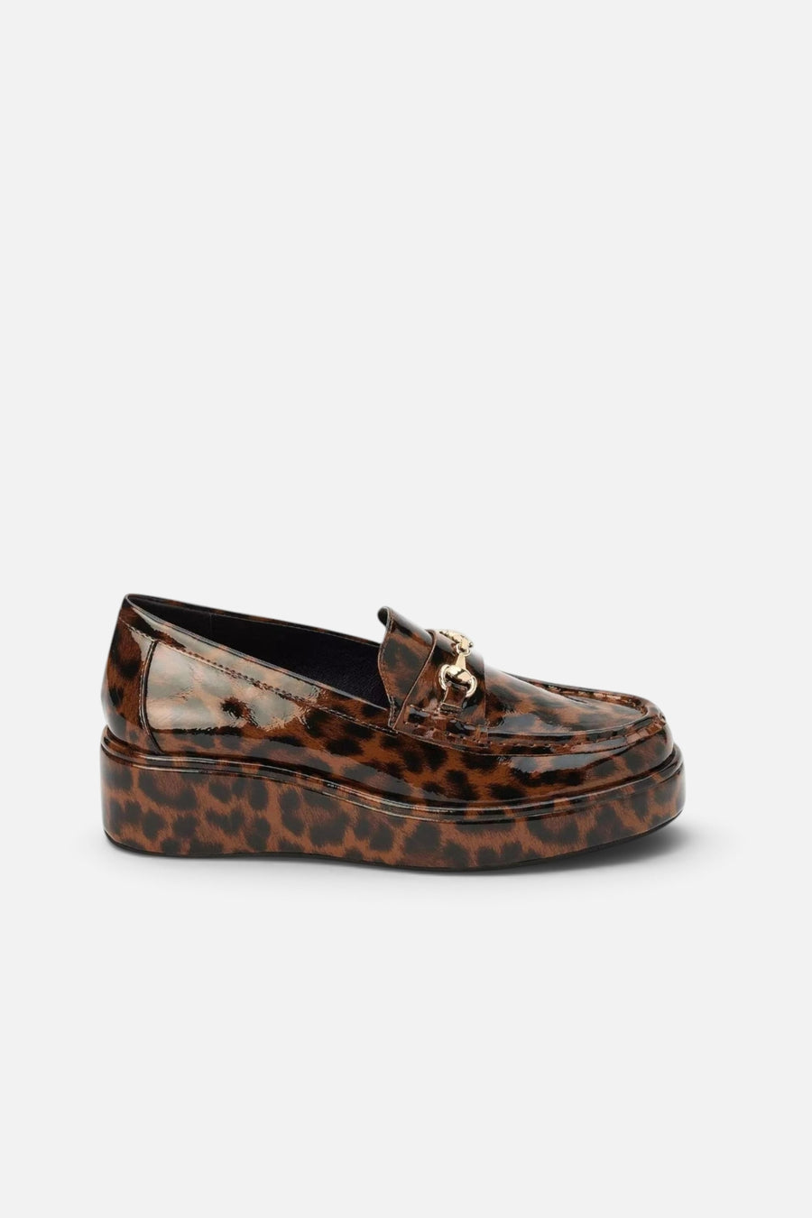 Matisse Kimbra Slip-On Loafer in Brown Leopard – side view