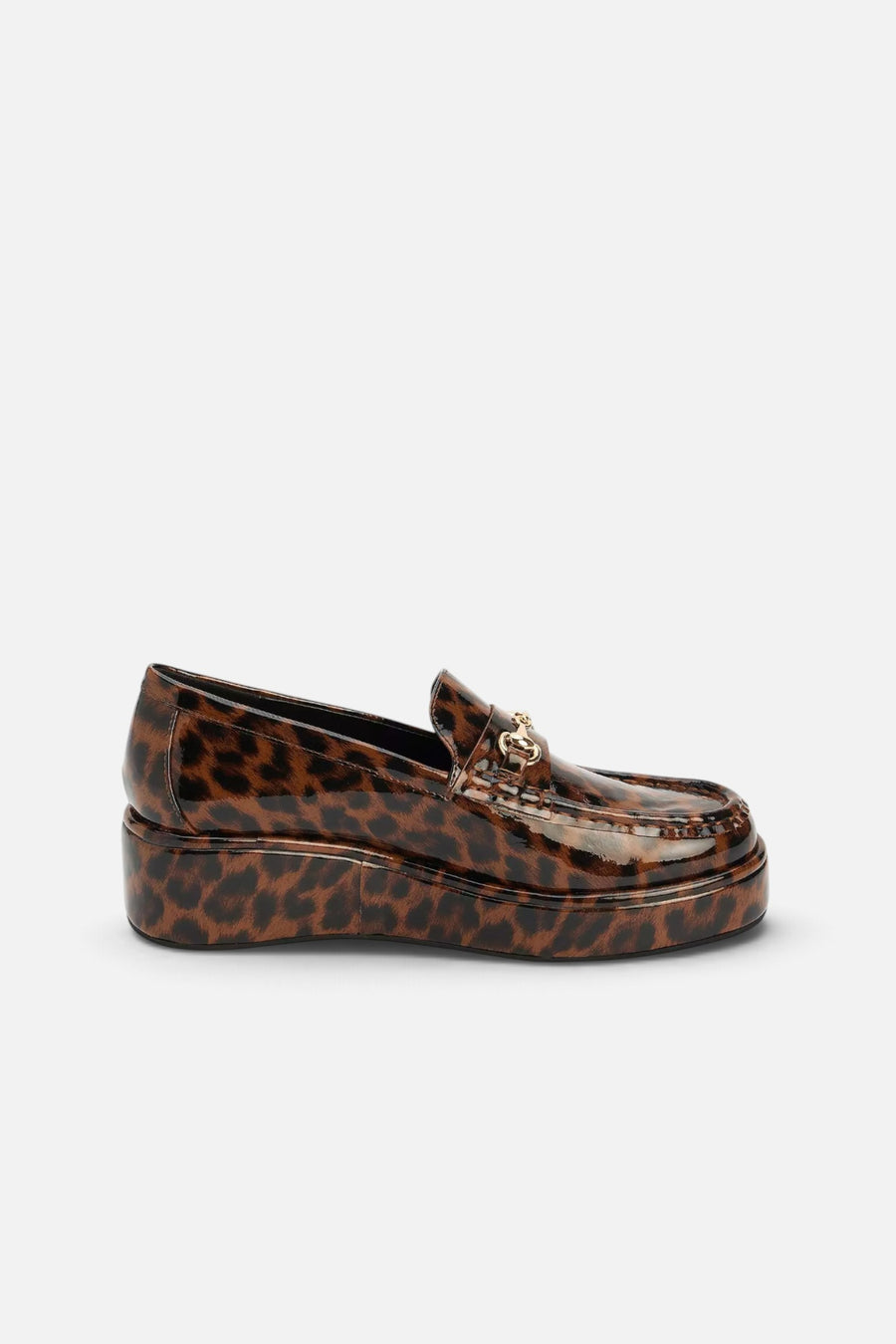 Matisse Kimbra Slip-On Loafer in Brown Leopard – side view