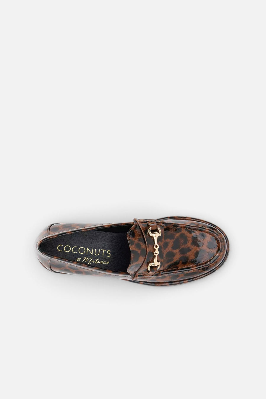 Matisse Kimbra Slip-On Loafer in Brown Leopard – top view