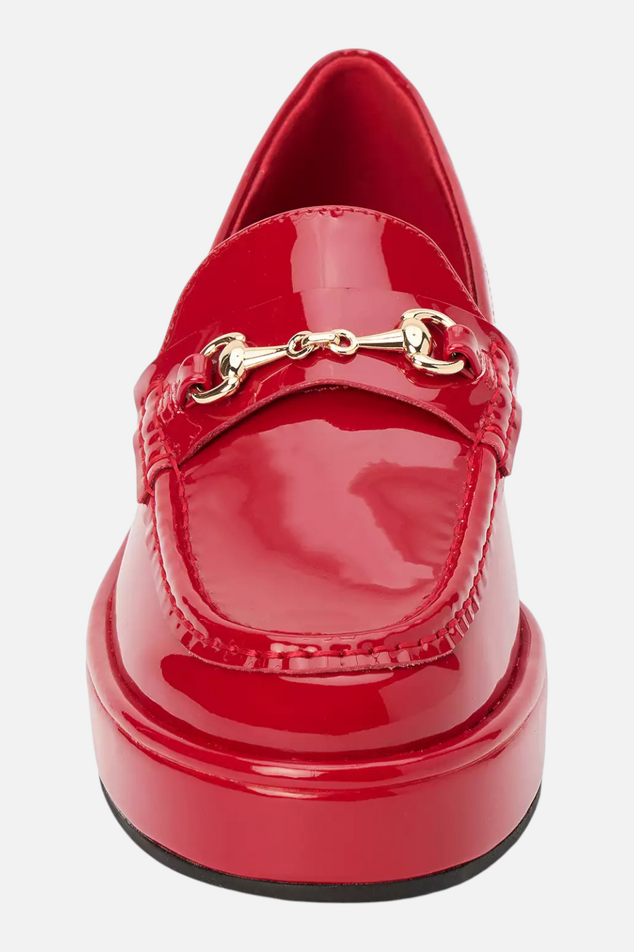 Matisse Kimbra Slip-On Loafer in Red Patent – flat lay