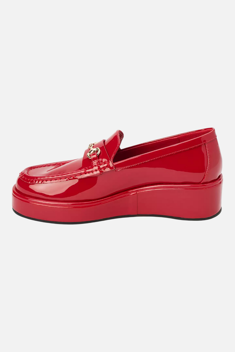 Matisse Kimbra Slip-On Loafer in Red Patent – side view