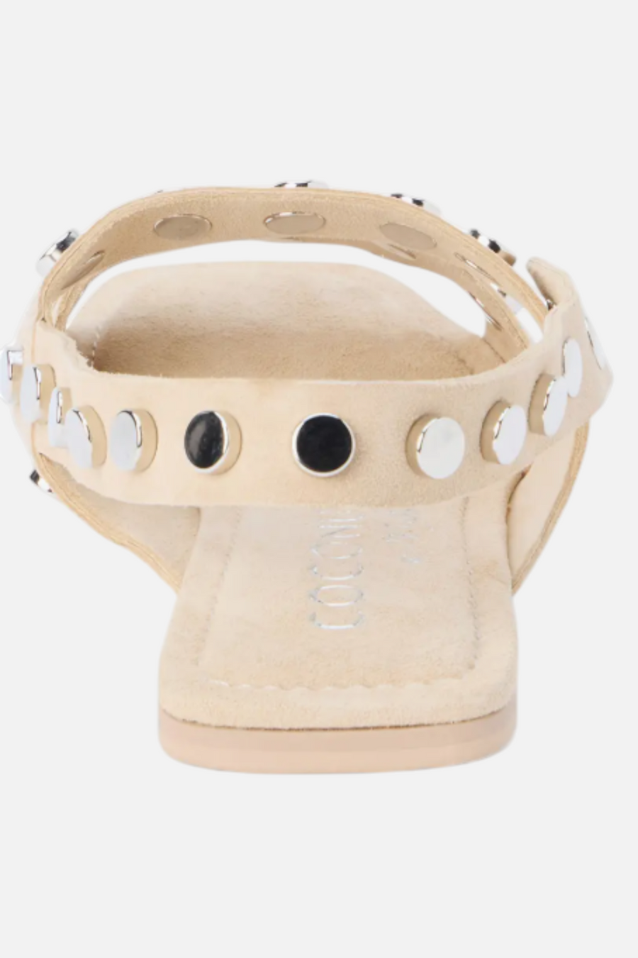 Matisse Kira Natural Strap Sandal in Natural Suede – side view